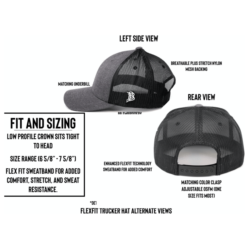 Artius Man Artius Man Flexfit Trucker Snapback - Charcoal/Black