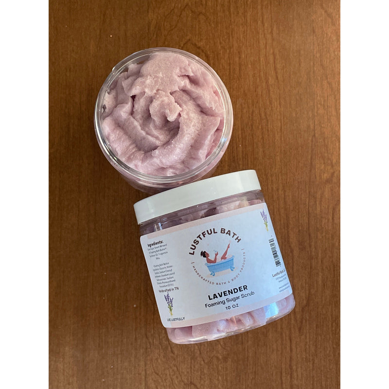 Lustful Bath, LLC FOAMING SUGAR SCRUB Sugar Scrub