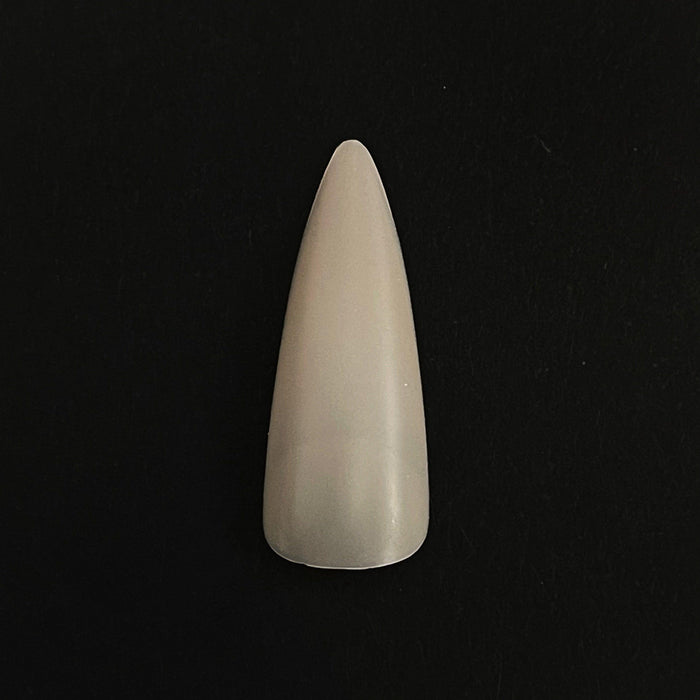 Twinkled T - Gel Extension Tips - Stiletto ♥︎ Cream ♥︎ Long