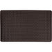 Achim Woven-Embossed Faux-Leather Anti-Fatigue Mat, Black, 18x30 Inches