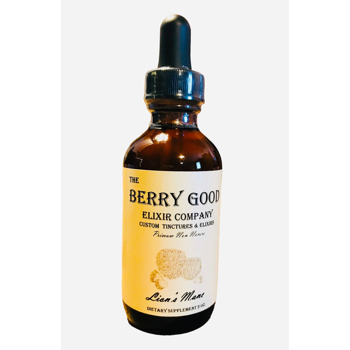 the berry good elixir company - Lions Mane Mushroom 2oz. 