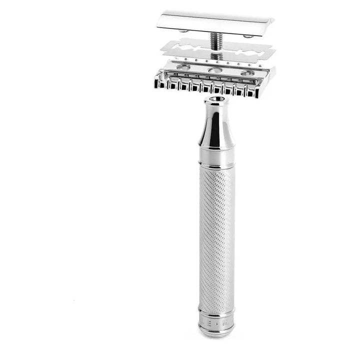 MuHLE Large Chrome Open Comb Safety Razor [R41GRANDE]