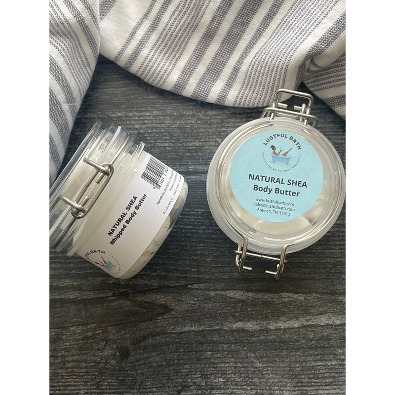 Lustful Bath, LLC NATURAL SHEA BODY BUTTER Butters