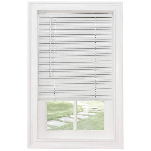 Achim Cordless GII Morningstar 1-Inch Light Filtering Mini Blind, White