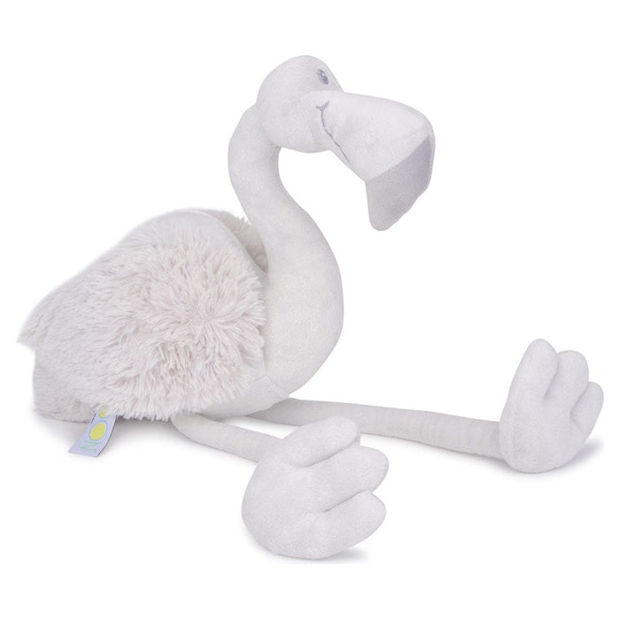 Shopbobbys Joon Beaky The Flamingo Stuffed Animal, Light Grey, 9.5 Inches