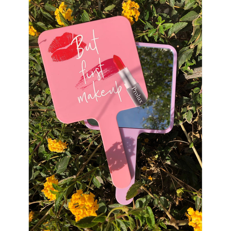 Prolux Cosmetics But First Makeup Handheld Mirror mirrors