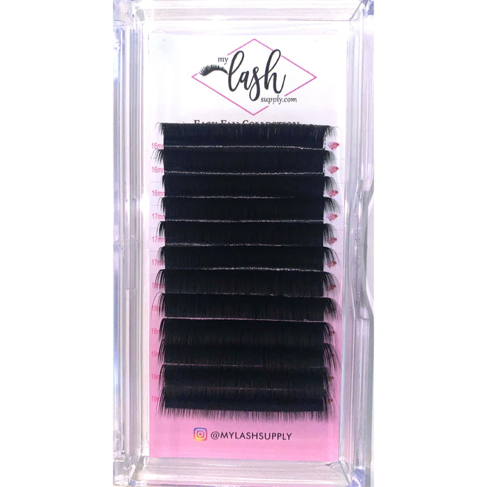 My Lash Supply - My Lash Supply - Easy Fan “Mixed” Volume Lash Trays D Curl 0.03 | 0.05 | 0.07