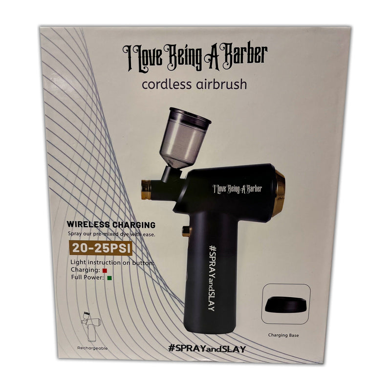 officialilovebeingabarber Black Cordless Airbrush