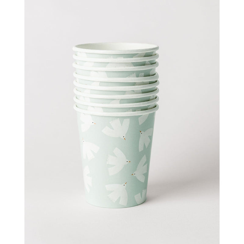 Be A Heart Holy Spirit Dove Paper Cups Disposable Tableware