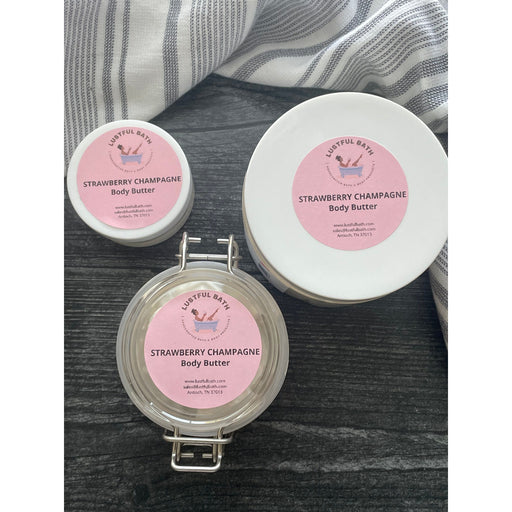 Lustful Bath, LLC STRAWBERRY CHAMPAGNE BODY BUTTER Butters