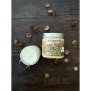 MION Artisan Soap Co. Fir Needle & Rosemary Soy Wax Candle | Long Lasting | 100% Natural