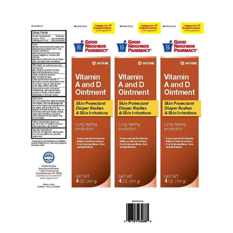 Good Neighbor Pharmacy GNP Vitamin A & D Ointment, 4 oz Tube Medicine & Drugs