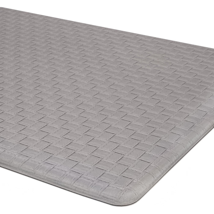 Achim Woven-Embossed Faux-Leather Anti-Fatigue Mat, 20x39 Inches