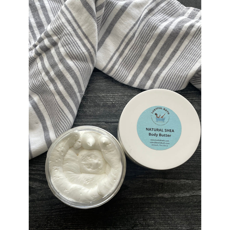 Lustful Bath, LLC NATURAL SHEA BODY BUTTER Butters