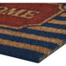 Achim Welcome Printed Coir Doormat, Red-Blue, 18x30 Inches