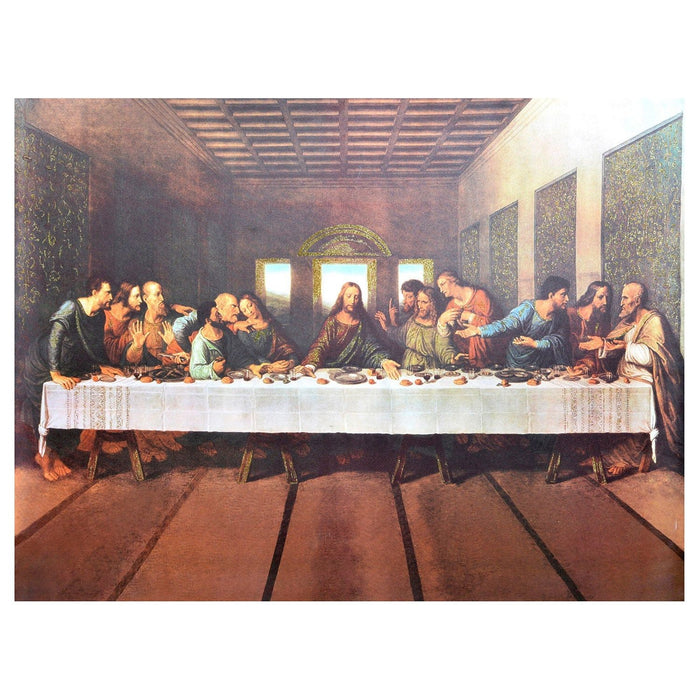 Shopbobbys Premius The Last Supper Oversized Hand Embellished Canvas, 47.5X35.5 Inches