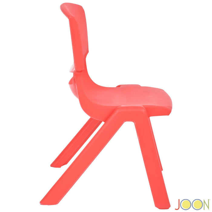 Shopbobbys Joon Stackable Plastic Kids Learning Chairs, 20.5X12.75X11 Inches, 2-Pack