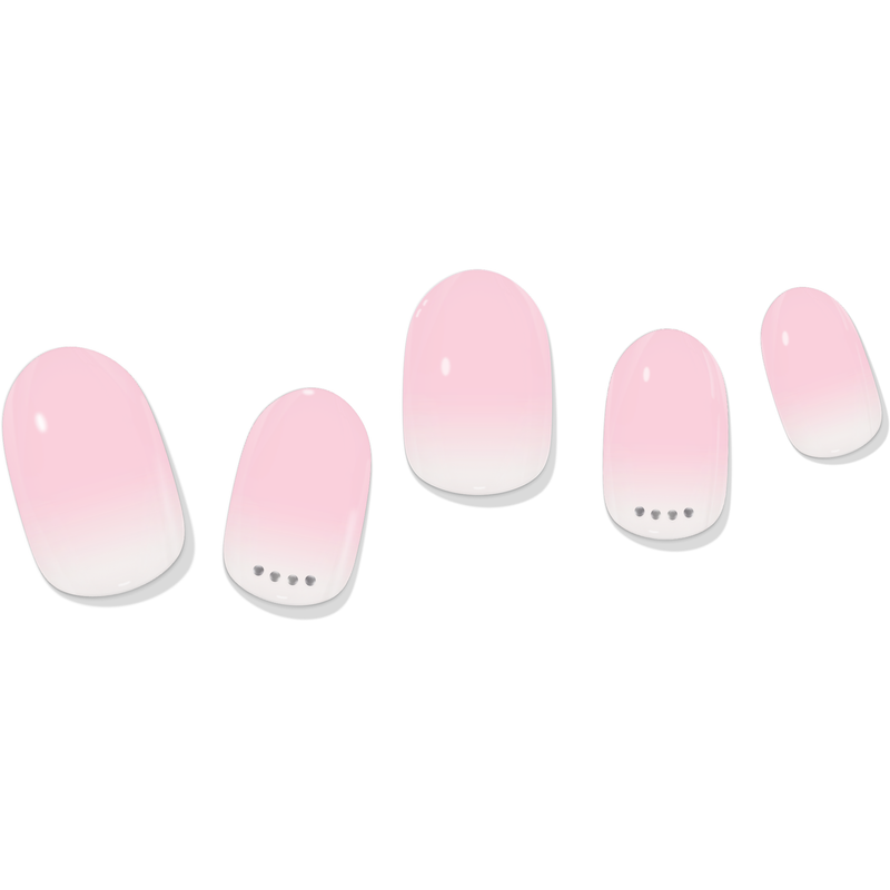 laurenbbeauty Soft Pink Gradient Embellished Gel Nail Wrap Nail Art Kits & Accessories