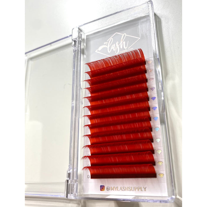 My Lash Supply - My Lash Supply - Red Velvet Colored Collection 0.07