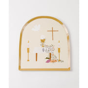 Be A Heart First Communion Dinner Plates Disposable Tableware