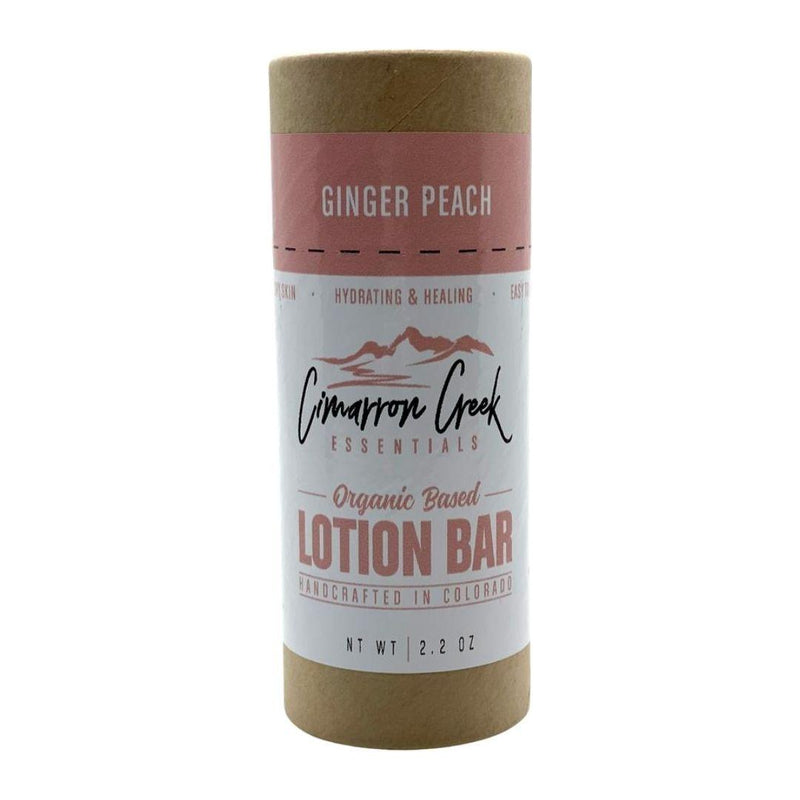 Cimarron Creek Essentials Ginger Peach Organic Lotion Bar 2oz Lotion & Moisturizer