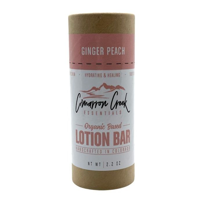 Cimarron Creek Essentials - Ginger Peach Organic Lotion Bar 2oz