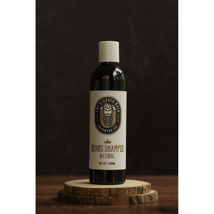 The Bearded Mack Grooming Co Beard Shampoo - Natural (Unscented)