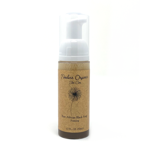 Timeless Organics Skin Care Liquid RAW African Black Soap - Foaming