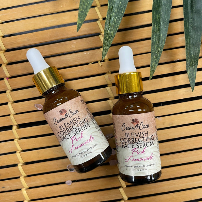 Cream & Coco Skincare Pink Lemonade Blemish Correcting Face Serum