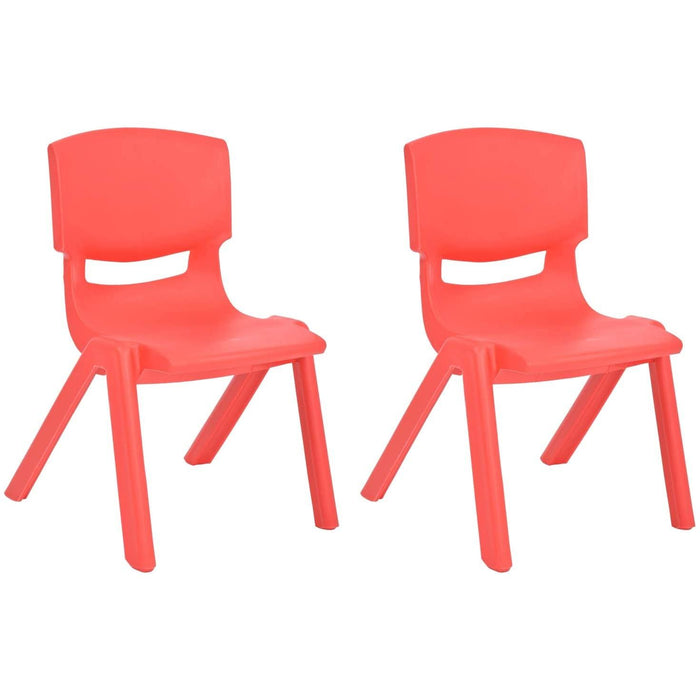 Shopbobbys Joon Stackable Plastic Kids Learning Chairs, 20.5X12.75X11 Inches, 2-Pack