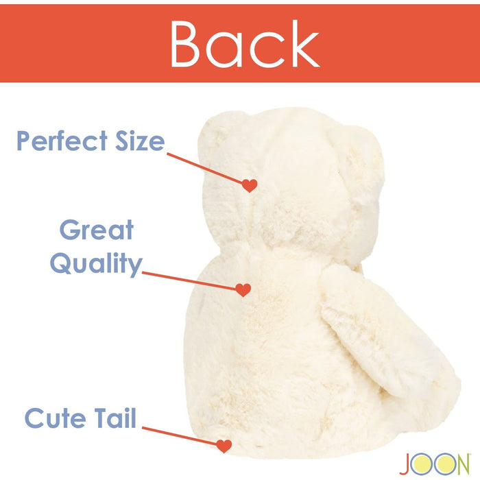 Shopbobbys Joon Mini Teddy Bear, Cream, 13 Inches