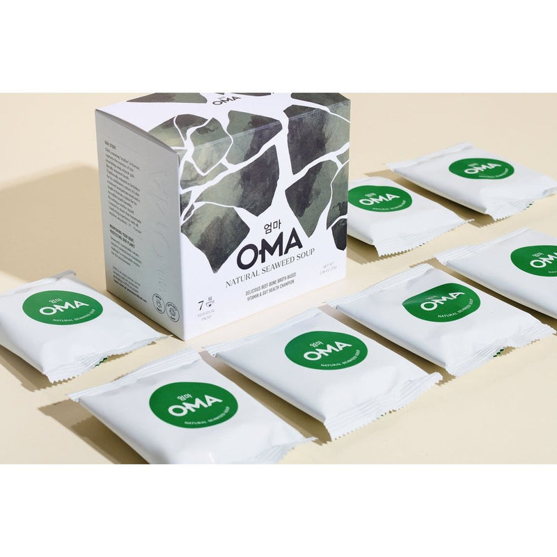 OMA Natural Food Nourishing Seaweed Soup Beef Bone Broth