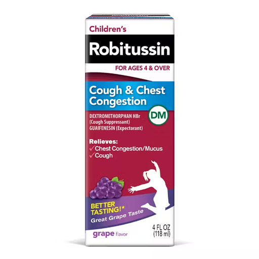 Robitussin Children's Robitussin Cough & Cold Relief, Alcohol-Free 3 Oz Respiratory Care