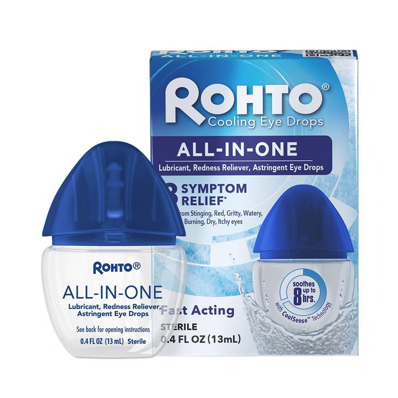 rohto Rohto Multi-Symptom Relief Cooling Eye Drops - 4 Oz Eye Drops & Lubricants