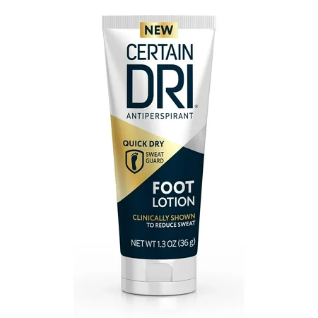 Certain Dri Certain Dri Antiperspirant Foot Lotion Long-Lasting Sweat Control Quick-Drying Lotion & Moisturizer