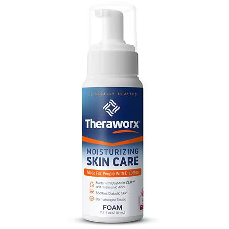 theraworx Theraworx Diabetic Moisturizing Skin Care Foam - 7.1 fl oz Skin Care Product