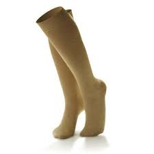 Dr. Comfort (medium, Wheat) - Dr. Comfort Women's Micro-nylon Casual Knee High Trouser Socks