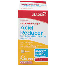 Leader Leader Famotidine Maximum Strength (20mg) - 200 Tablets Health Care