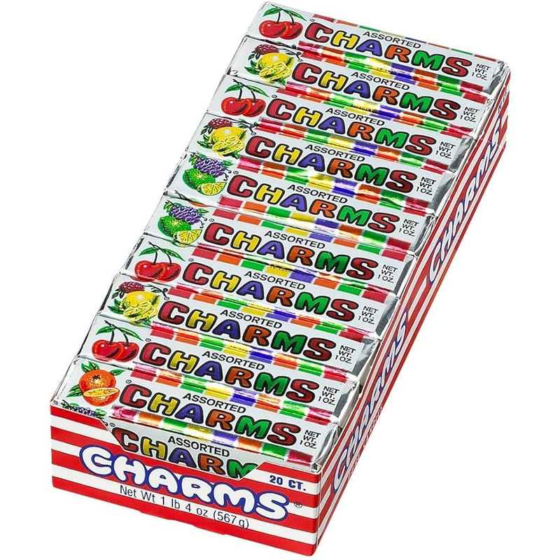 Charms Squares Assorted Fruit Flavors 20 ct