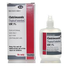 Clotrimazole Clotrimazole Topical Solution 1% 10mL Health Care