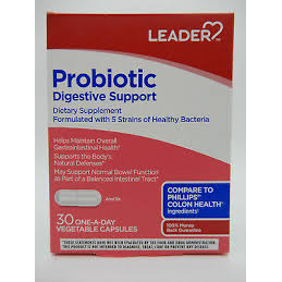 Leader Leader™ Digestive Probiotic – 2-Strain Formula (30 ct) Supplements