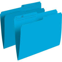 File Folders – California Blue (Letter Size, 100 ct)