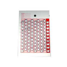 Omnicell 90-Dose Pressure-Sensitive (P/S) Punchcards – 250 Count organition