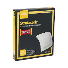 StrataSorb StrataSorb™ Composite Island Dressing - 6" X 6" (10 Count) First Aid