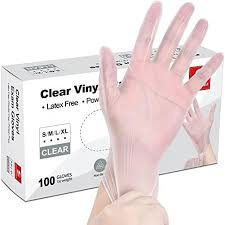 0 Vinyl Exam Gloves – Size Small (Clear) Gloves & Mittens