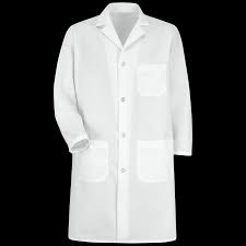 Professional White Lab Coat Professional White Lab Coat – Size Medium (5-Button Closure) uniforms