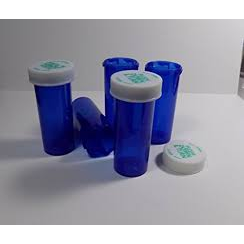 select Select® Blue Prescription Vials – 8.5 Dram (Case of 450) Health Care