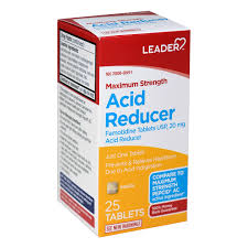 Leader Leader™ Acid Reducer Famotidine 20 mg – Maximum Strength (25 Tablets) Health Care
