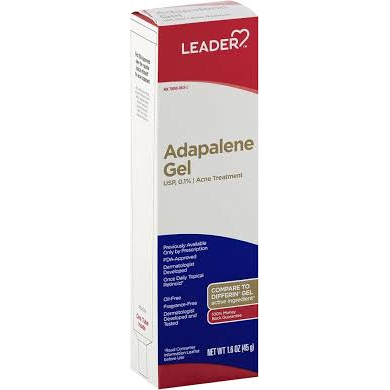 Leader Leader™ Adapalene Gel 0.1% – Once-Daily Acne Treatment (15g) Skin Care