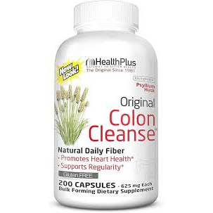 healthPlus HealthPlus® Colon Cleanse – 625 mg Psyllium Husk (200 Capsules) Vitamins & Supplements